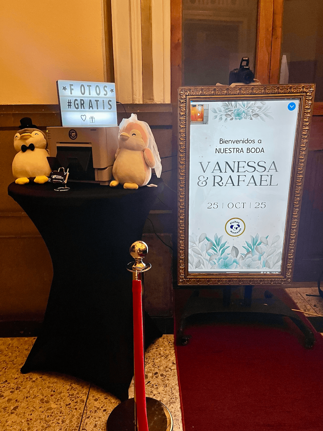 Cabina Espejo Mágico en evento